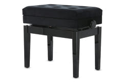 GEWA Panca per pianoforte Deluxe Compartment - Black highgloss