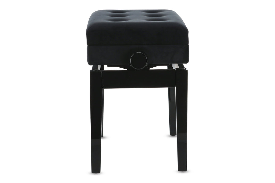 GEWA Panca per pianoforte Deluxe Compartment - Black highgloss