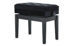 GEWA Panca per pianoforte Deluxe Compartment - Black matt