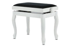 GEWA Panchetto per pianoforte Deluxe Classic - White opaco