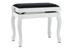 GEWA Panchetto per pianoforte Deluxe Classic - White opaco