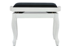 GEWA Panchetto per pianoforte Deluxe Classic - White opaco