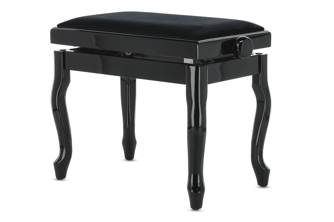 GEWA Panca per pianoforte Deluxe Classic - Black highgloss