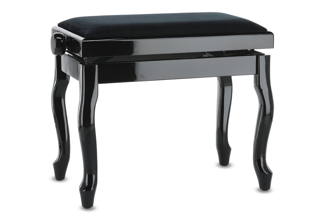 GEWA Panca per pianoforte Deluxe Classic - Black highgloss