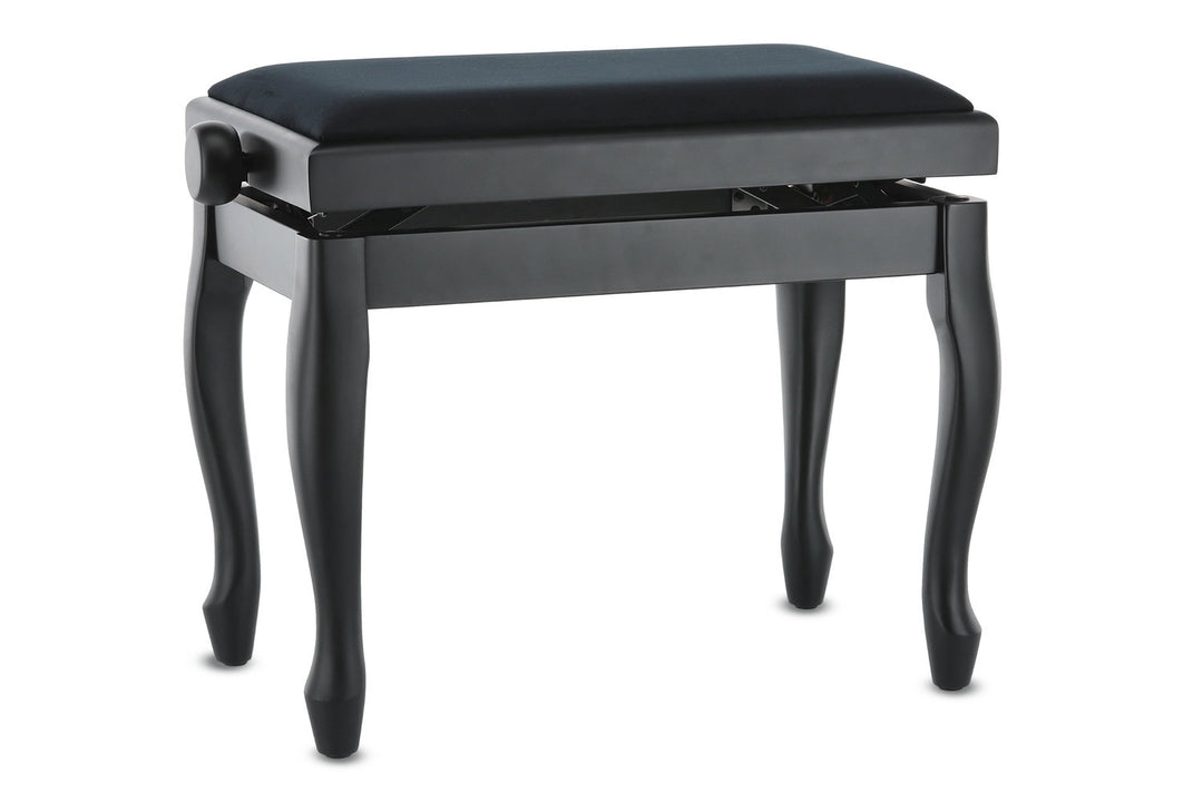 GEWA Panca per pianoforte Deluxe Classic - Black opaco