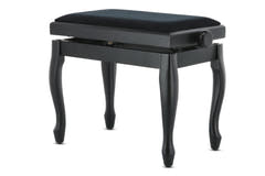 GEWA Panca per pianoforte Deluxe Classic - Black opaco