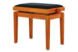 GEWA Piano bench Deluxe - Maple matt (Seat black)