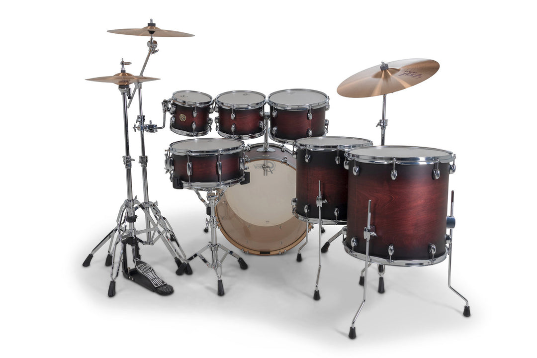 set di fusti Gretsch Catalina Maple - Satin Deep Cherry Burst (CM2-E627-SDCB)