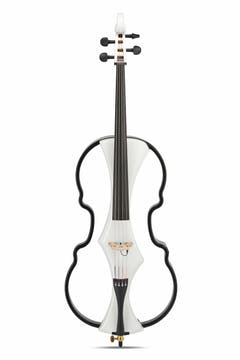 GEWA E-Violoncello Novita 3.0 - White highgloss (4/4)