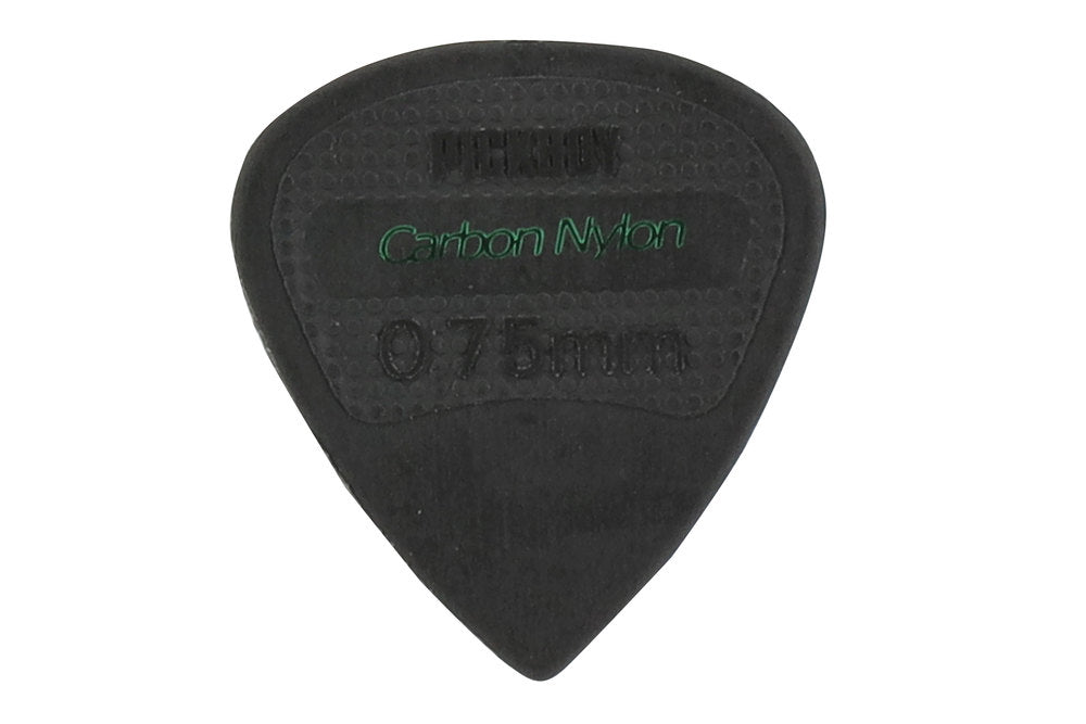 Pick Boy Carbon Nylon plettri, Edge, 0,75 mm medium, 12 pezzi