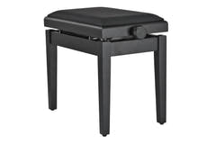 GEWA panca per pianoforte Deluxe Autolift Vinyl - Black opaco (seduta Black)