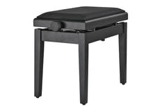 GEWA panca per pianoforte Deluxe Autolift Vinyl - Black opaco (seduta Black)