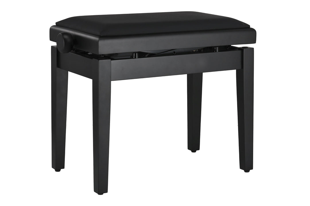 GEWA panca per pianoforte Deluxe Autolift Vinyl - Black opaco (seduta Black)