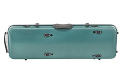 PURE GEWA Custodia per Violini Polycarbonate FUN - 4/4 - 1/2 (Green / Black)