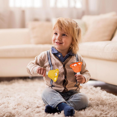 V-Tone campane a mano RR8 – 8 campane diatoniche colorate con manico per bambini