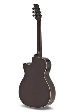 Applause Chitarra elettrica acustica Jump OM Electro Cut Gloss - Cherry Burst (AEO-69-CB)