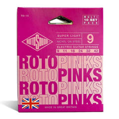 Rotosound Roto Pinks R9-10 corde per chitarra elettrica 9-42, 10 set