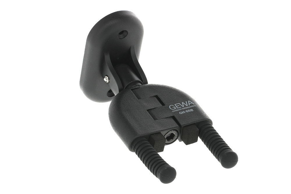 GEWA WallGrip supporto da parete GH-80B per chitarre e Basso, nero