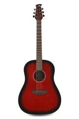 Applause Acoustic Guitar Jump Slope Shoulder D Gloss - Cherry Burst (AAS-69-CB)