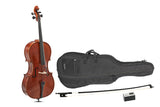 Violoncello GEWA Sonata Europa 4/4, montato con archetto in carbonio e custodia