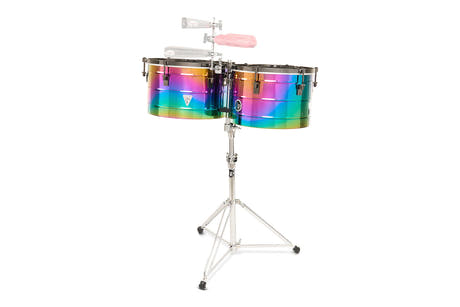 Timbales Latin Percussion Tony Succar Rainbow Signature - 15" & 16" (LP258-TS)