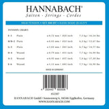 Hannabach Strings for classic guitar Serie 800 High tension Silver plated - Set high (800HT)