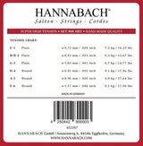 Set di cantini Hannabach 800 E1, H/B2 e G3, super High tension