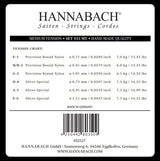 Corda bassa E6 Hannabach 815 per chitarra classica, medium tension