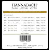 Hannabach 825 corda E6 per basso da chitarra classica, tensione medium