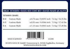 Corde Hannabach per chitarre classica Series 728 High Tension Custom Made - 3er Bass high (7287HT)