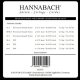 Hannabach 850 E1 corda acuta per chitarre classica, medium tension