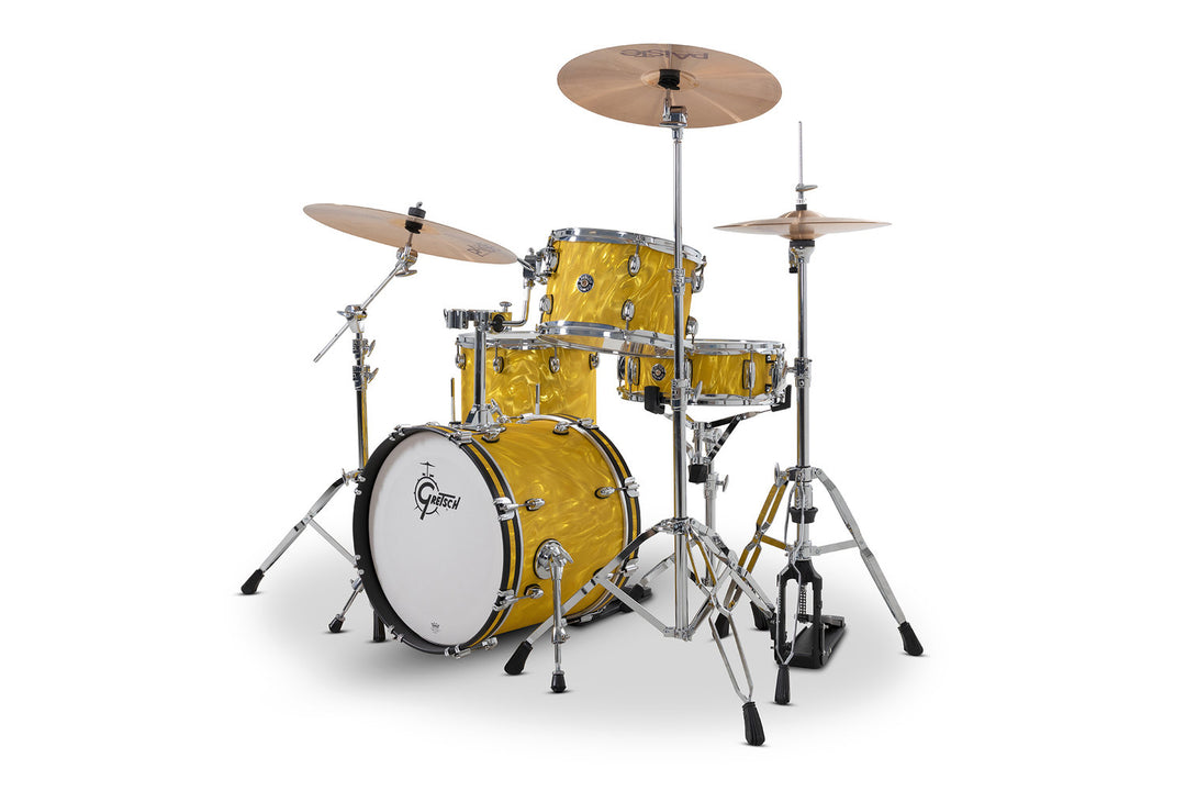 Gretsch set di fusti Catalina Club - Yellow Satin Flame (CC2-J484-YSF)