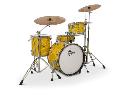 Gretsch set di fusti Catalina Club - Yellow Satin Flame (CC2-J404-YSF)
