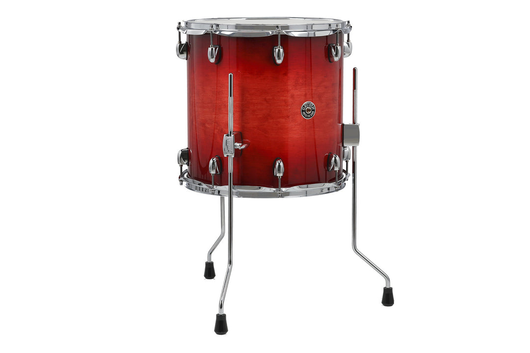Gretsch Tom da pavimento Catalina Club - Sfumatura cremisi lucida (CC2-1414F-GCB)