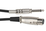 GEWA Basic Line cavo microfonico 6 m, XLR femmina a jack mono
