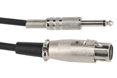 GEWA Basic Line cavo per microfono 3 m, XLR femmina a jack mono