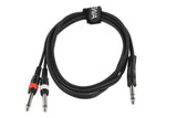 GEWA Basic Line cavo a Y 1,5 m, jack stereo a 2 x jack mono