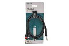 GEWA Basic Line cavo a Y 1,5 m, jack stereo a 2 x jack mono