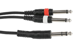 GEWA Basic Line Cavo a Y 6 m, jack stereo a 2 x jack mono