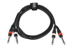 GEWA Basic Line cavo doppio 1,5 m, 2 x jack mono