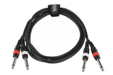 GEWA Basic Line cavo doppio 1,5 m, 2 x jack mono