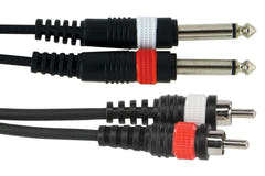 Cavo doppio GEWA Basic Line 3 m, 2 x jack a 2 x cinch
