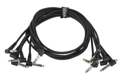 Cavo patch GEWA Basic Line 0,9 m, jack stereo angolato, 6 pz.