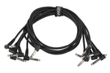 Cavo patch GEWA Basic Line 0,9 m, jack stereo angolato, 6 pz.