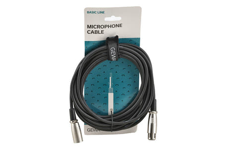 Cavo microfonico GEWA Basic Line 6 m, XLR femmina a XLR maschio