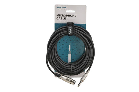 GEWA Basic Line cavo per microfono 9 m, XLR femmina a jack mono
