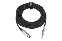 GEWA Basic Line cavo per microfono 9 m, XLR femmina a jack mono