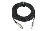 GEWA Basic Line cavo per microfono 9 m, XLR femmina a jack mono