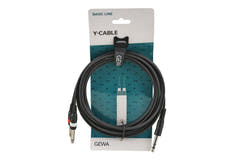 Cavo a Y GEWA Basic Line 3 m, jack stereo a 2 jack mono