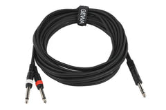 GEWA Basic Line Cavo a Y 6 m, jack stereo a 2 x jack mono